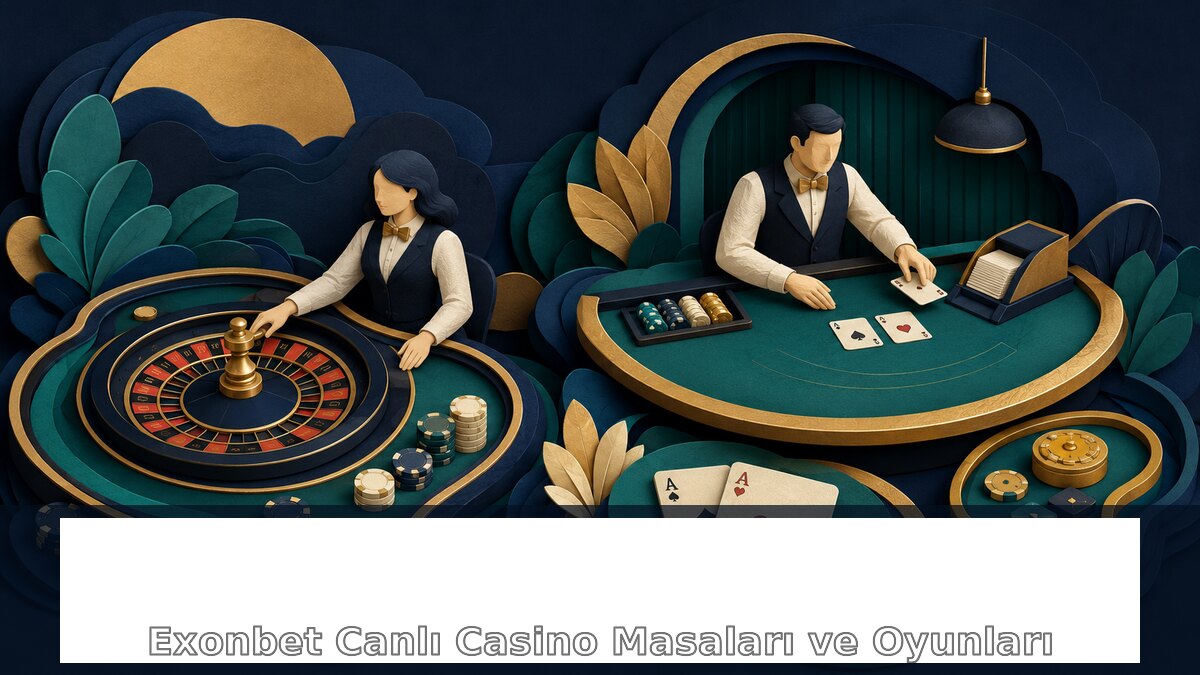 Exonbet Canlı Casino Masaları ve Oyunları hakkında Exonbet bilgilendirme görseli