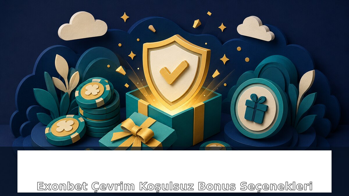 Exonbet Çevrim Koşulsuz Bonus Seçenekleri hakkında Exonbet bilgilendirme görseli