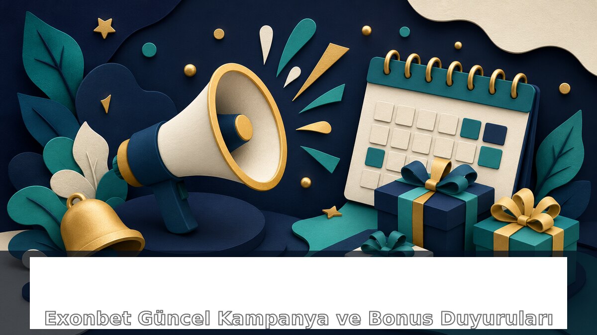 Exonbet Güncel Kampanya ve Bonus Duyuruları hakkında Exonbet bilgilendirme görseli