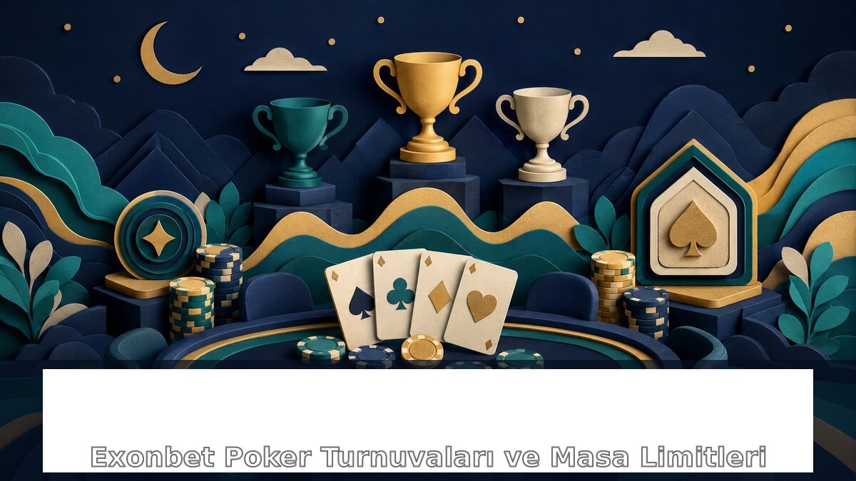 Exonbet Poker Turnuvaları ve Masa Limitleri hakkında Exonbet bilgilendirme görseli