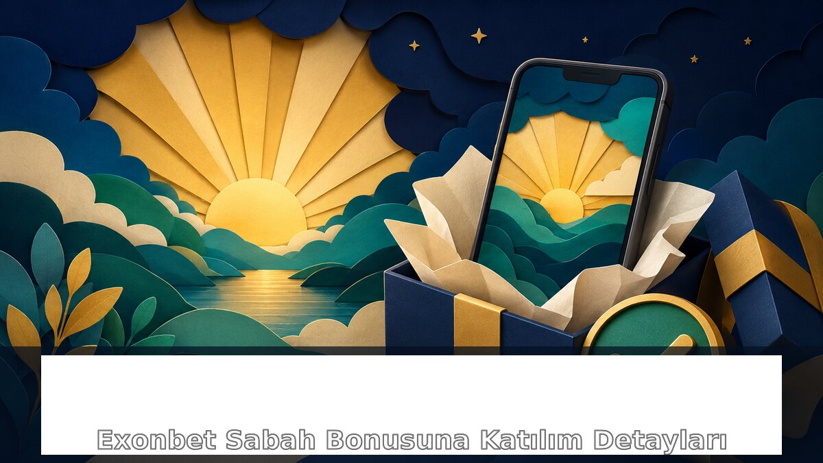 Exonbet Sabah Bonusuna Katılım Detayları hakkında Exonbet bilgilendirme görseli