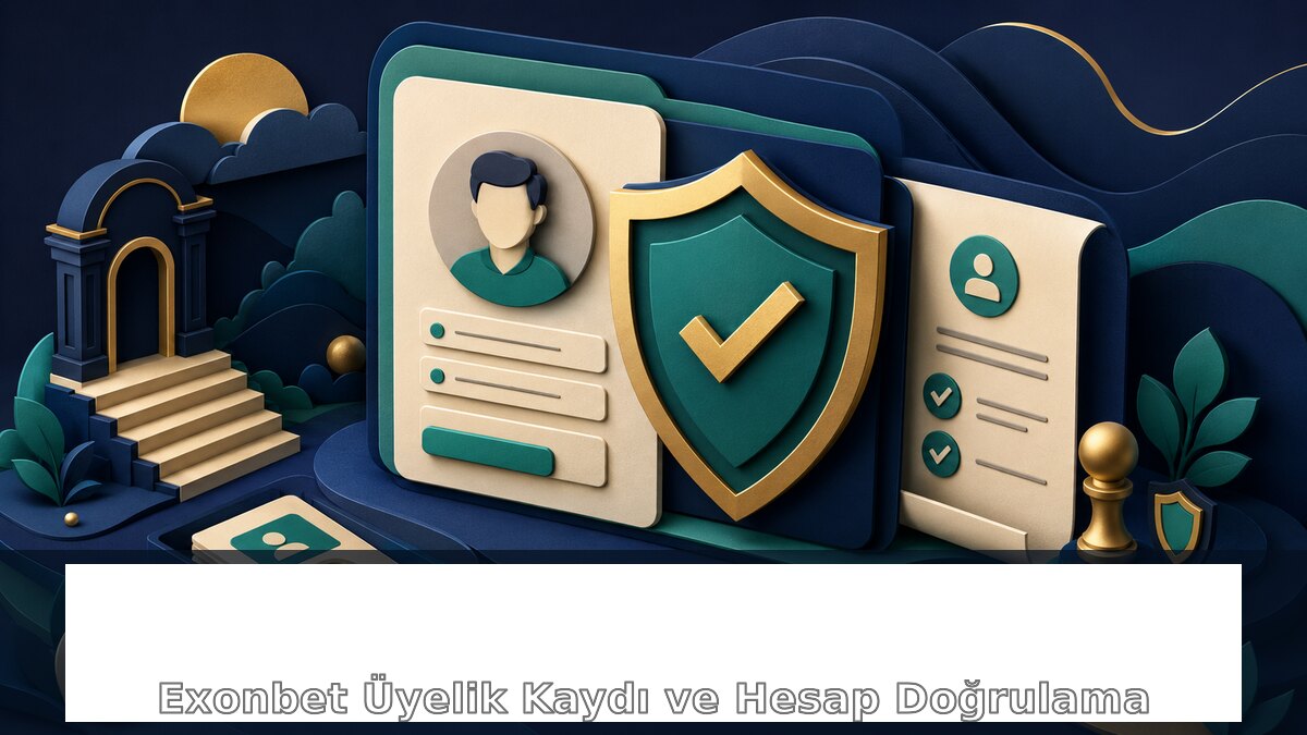 Exonbet Üyelik Kaydı ve Hesap Doğrulama hakkında Exonbet bilgilendirme görseli